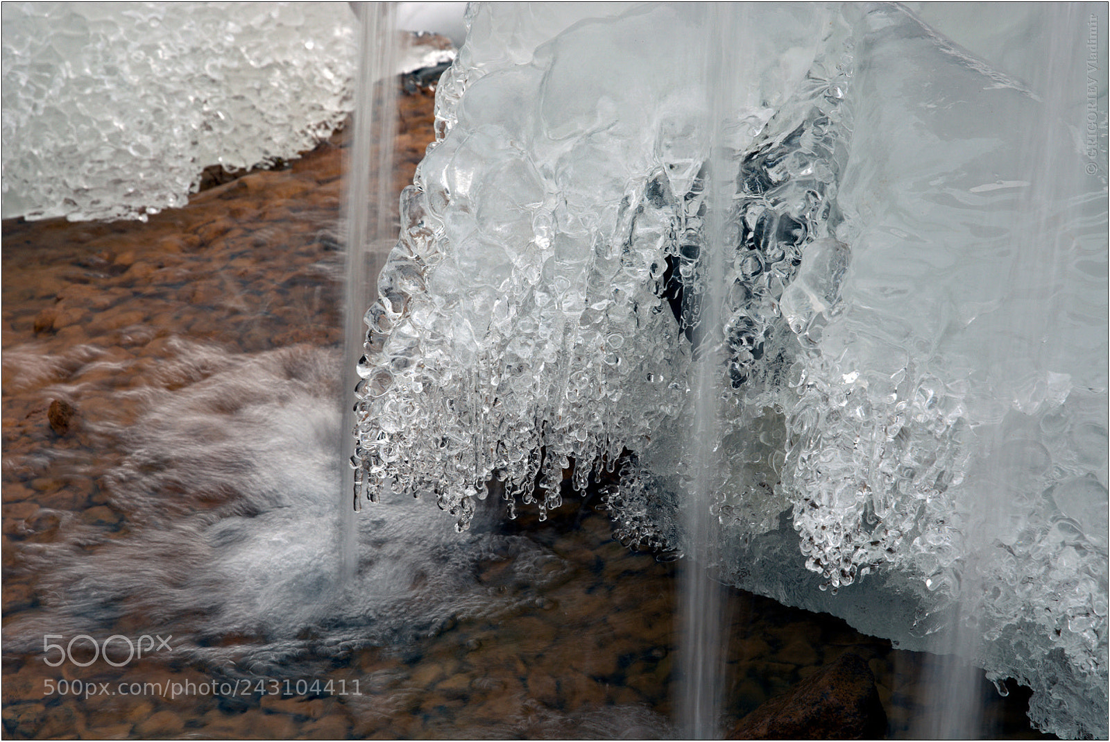 Nikon D7100 sample photo. Ice & water photography