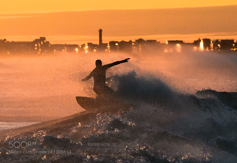 Nikon D300S sample photo. Winter surfing photography