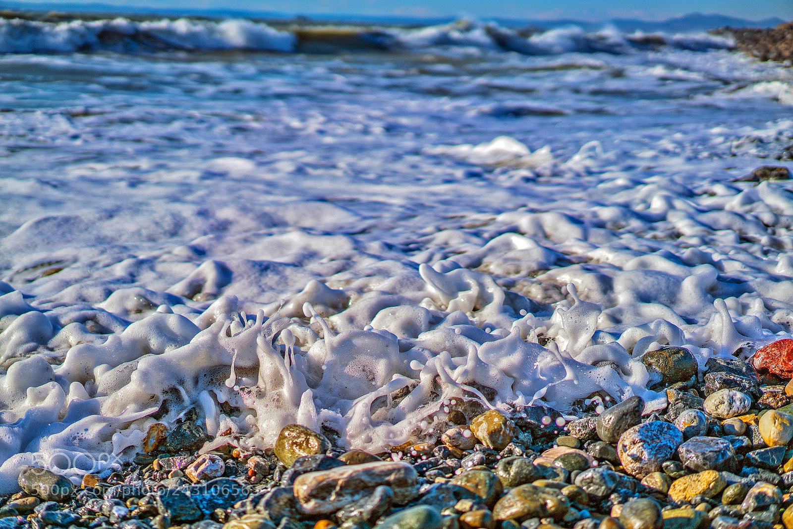 Sony a7R II sample photo. Wave foam photography