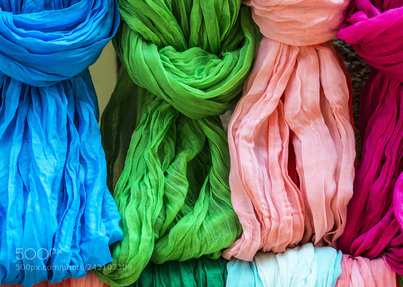 Nikon D800 sample photo. Pezenas (france): colorful foulards photography