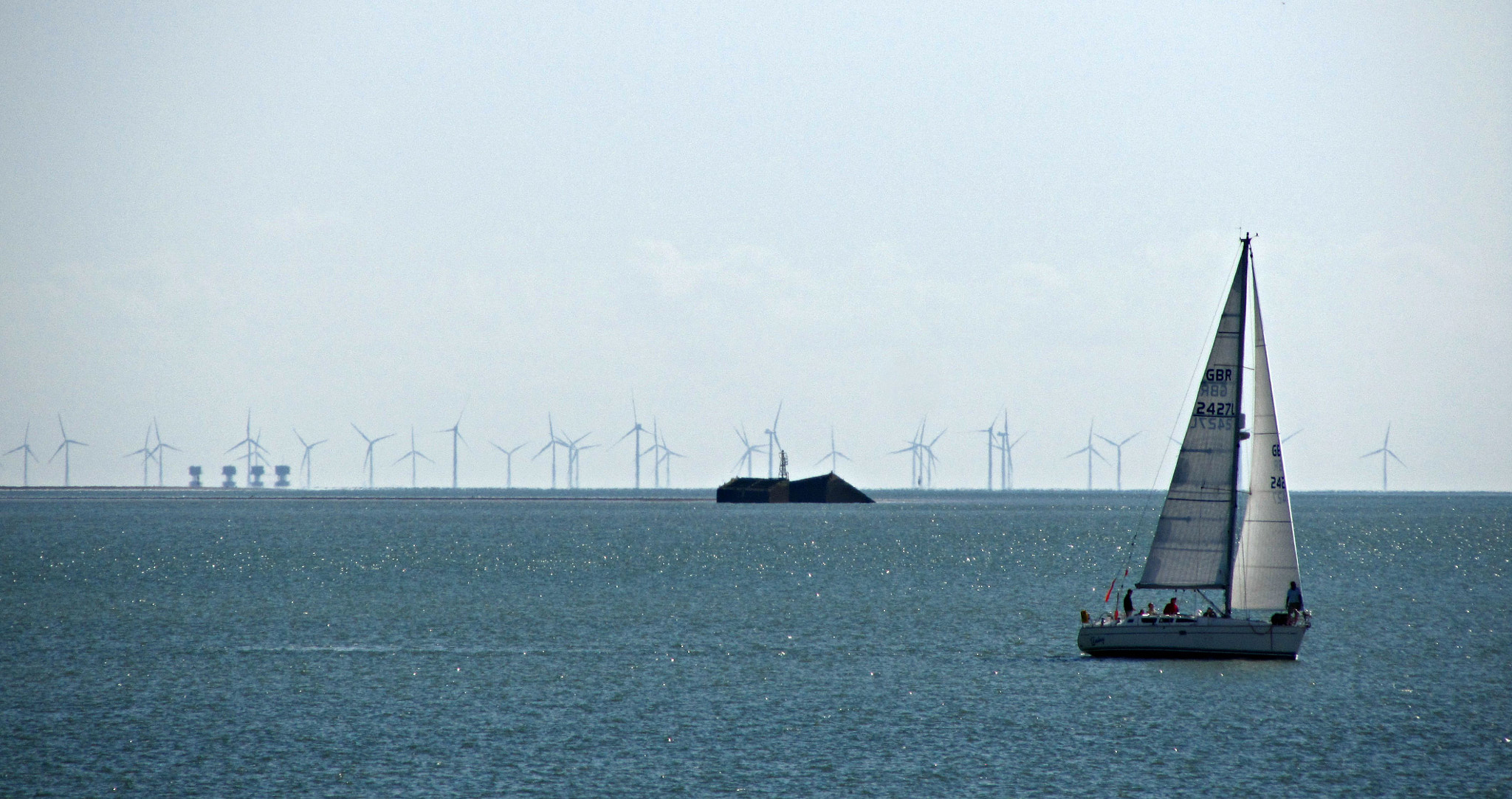 Canon PowerShot SX210 IS sample photo. View from southend pier, essex photography