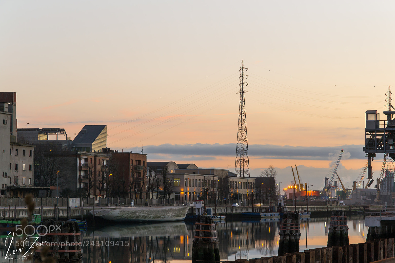 Nikon D3100 sample photo. Industrial river photography
