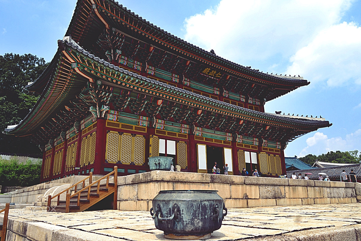 Nikon D3100 sample photo. Temple in seoul photography