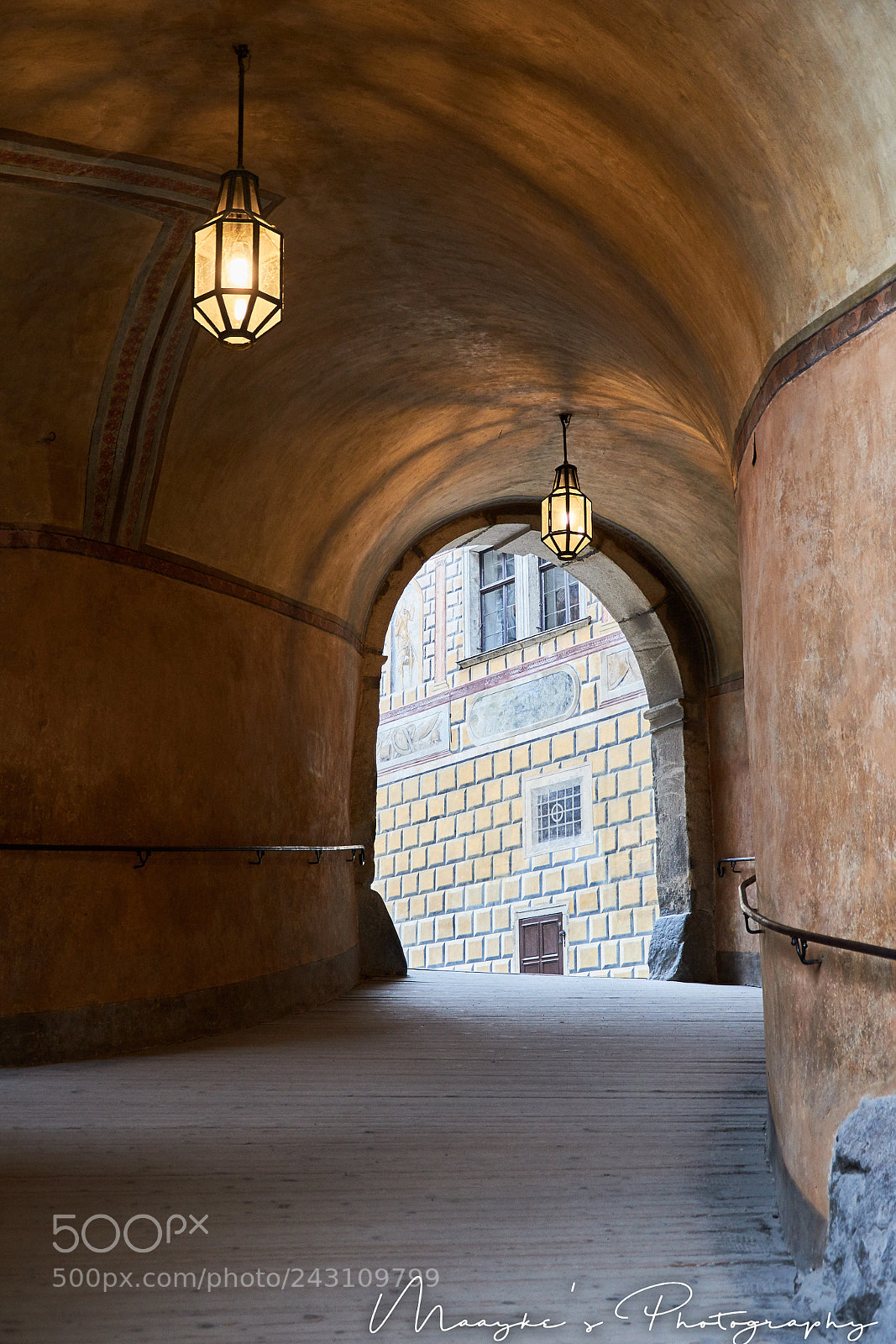 Nikon D5500 sample photo. Empty hallway somewhere in photography