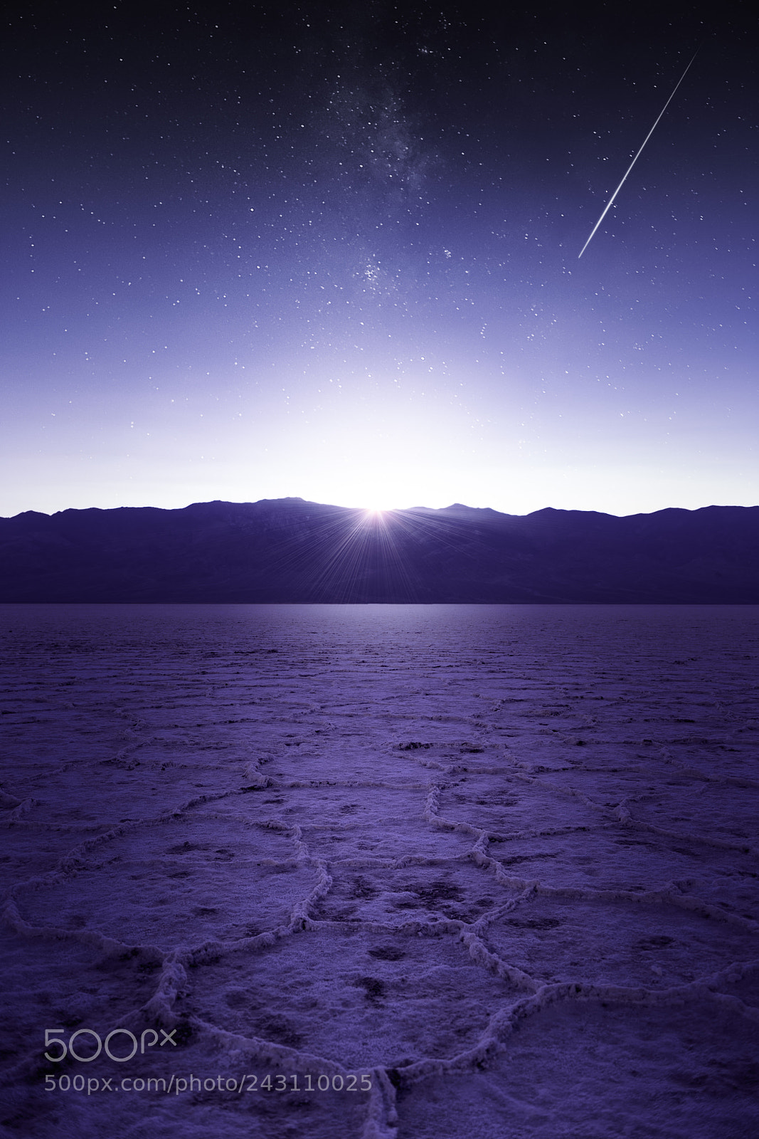 Nikon D810 sample photo. Shooting star over death photography
