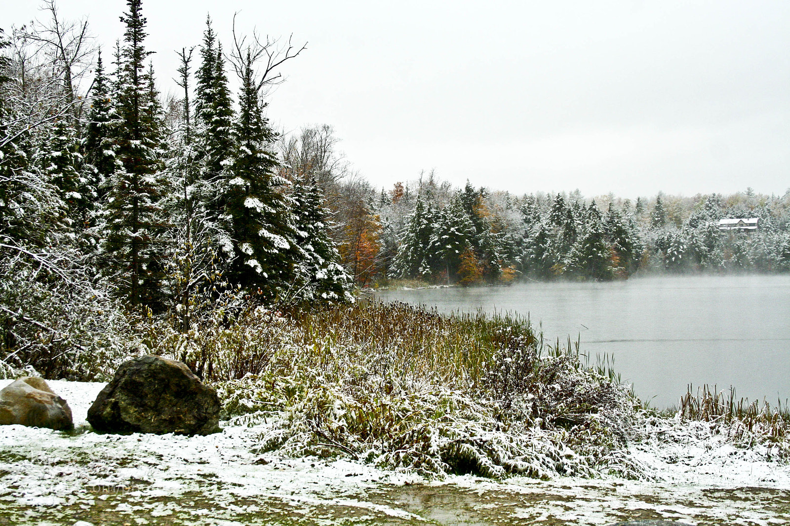 Canon EOS 350D (EOS Digital Rebel XT / EOS Kiss Digital N) sample photo. Winter scene in vermont photography