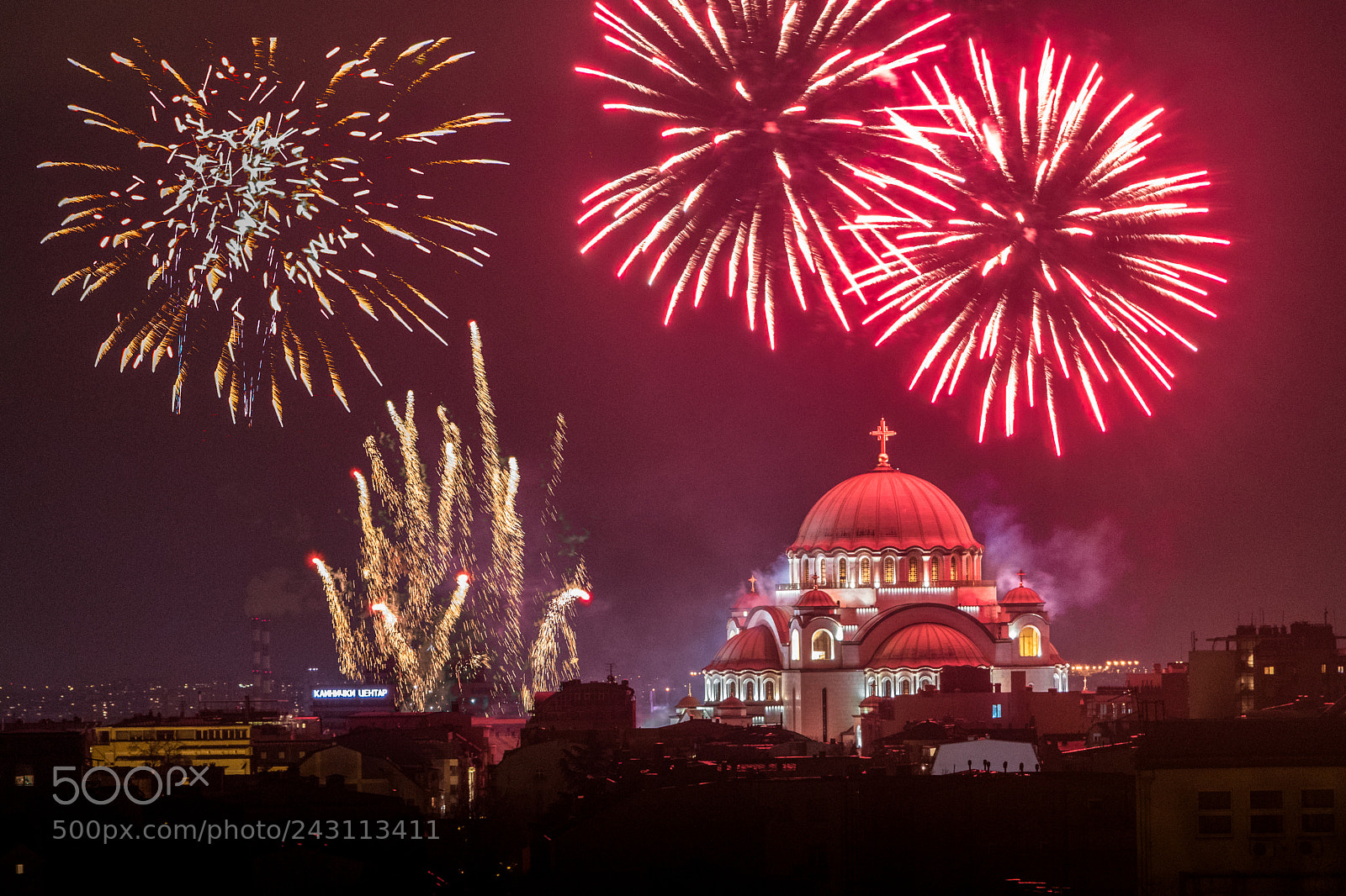 Canon EOS 760D (EOS Rebel T6s / EOS 8000D) sample photo. Serbian new year photography