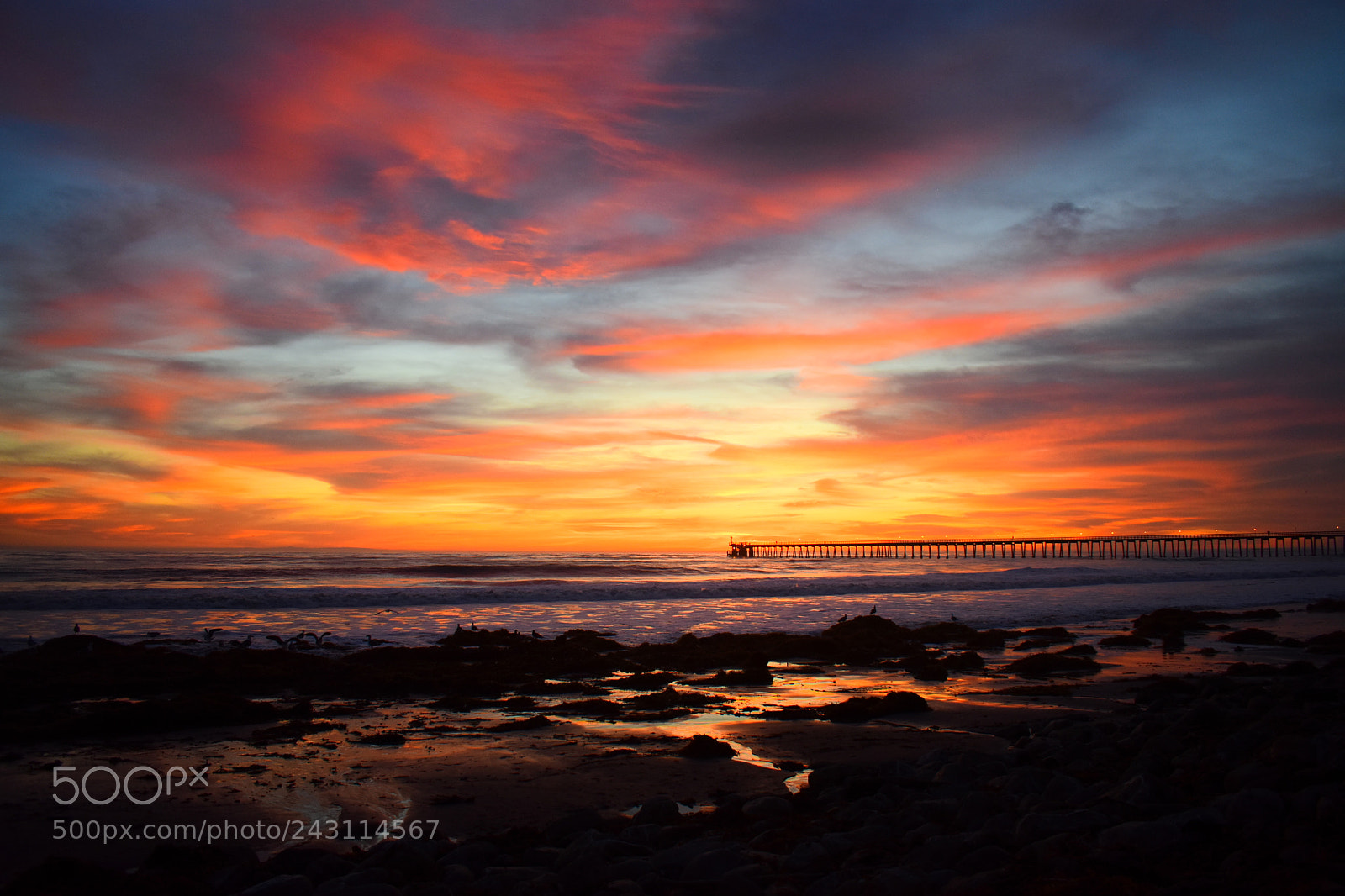 Nikon D3400 sample photo. Colorful sunset above the photography
