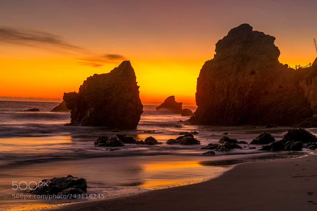 Sony a7R II sample photo. La sunset photography