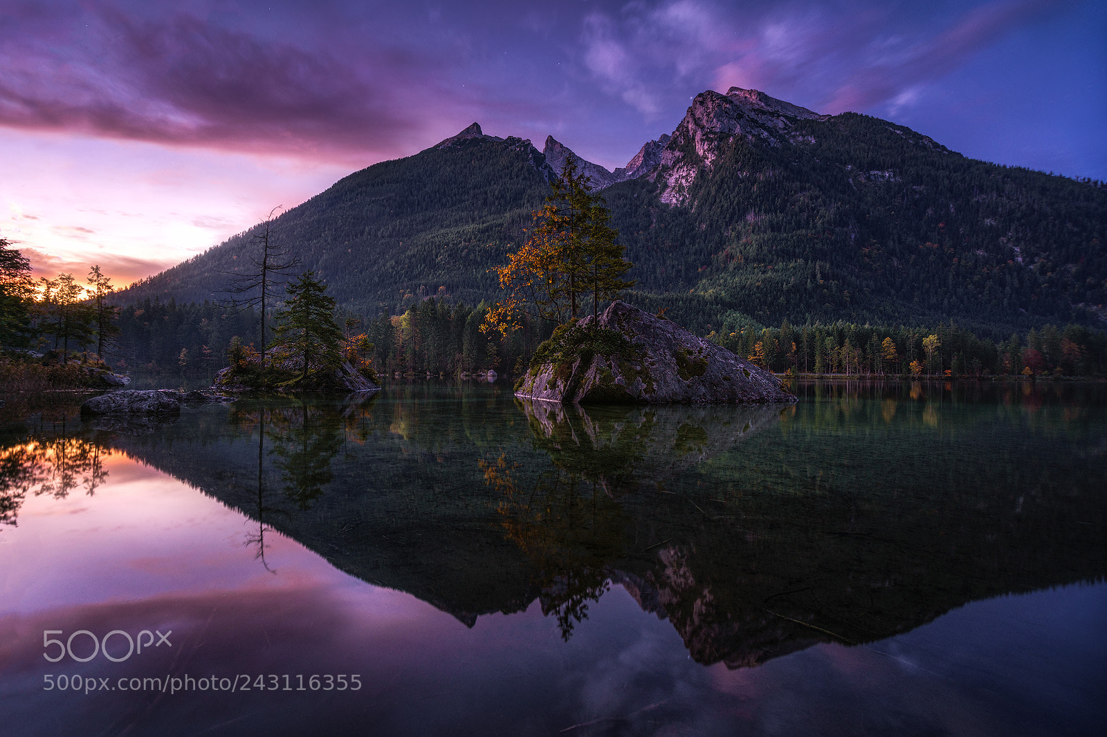 Sony a7R II sample photo. Hintersee sunrise photography