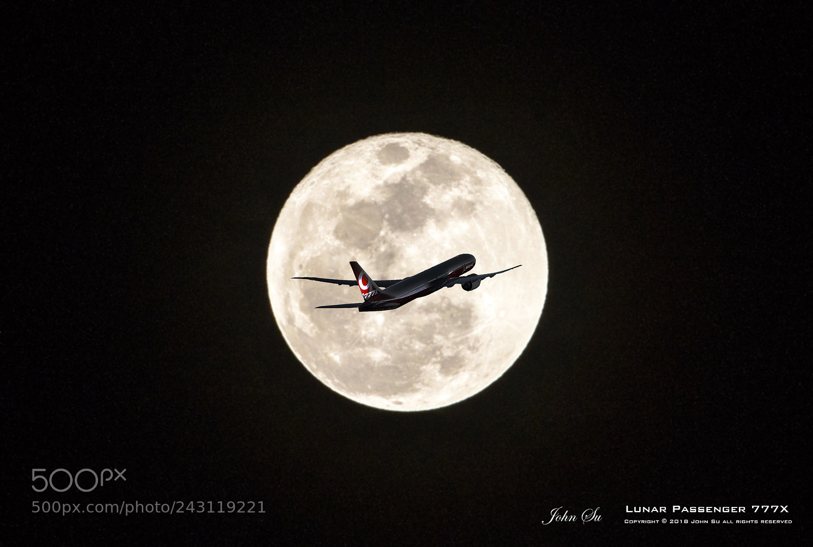 Nikon D850 sample photo. Full moon photography