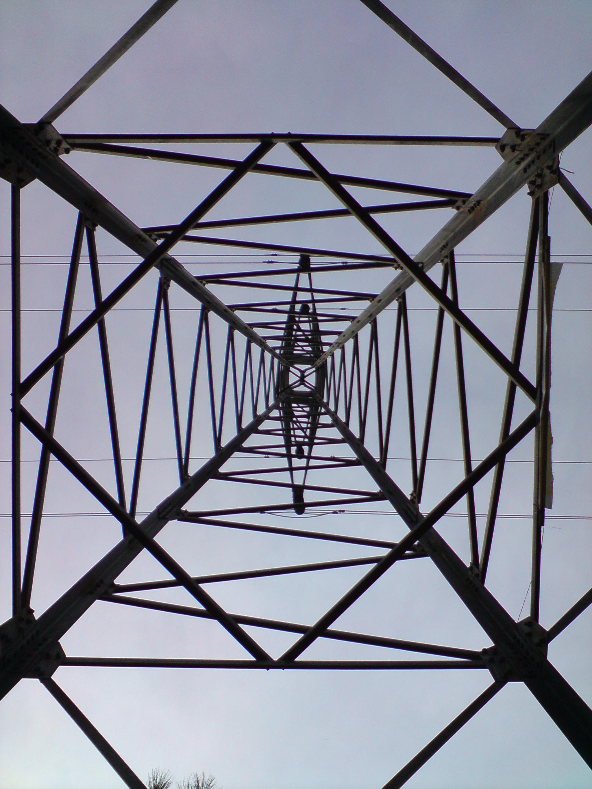 Sony Ericsson K850i sample photo. Power line photography