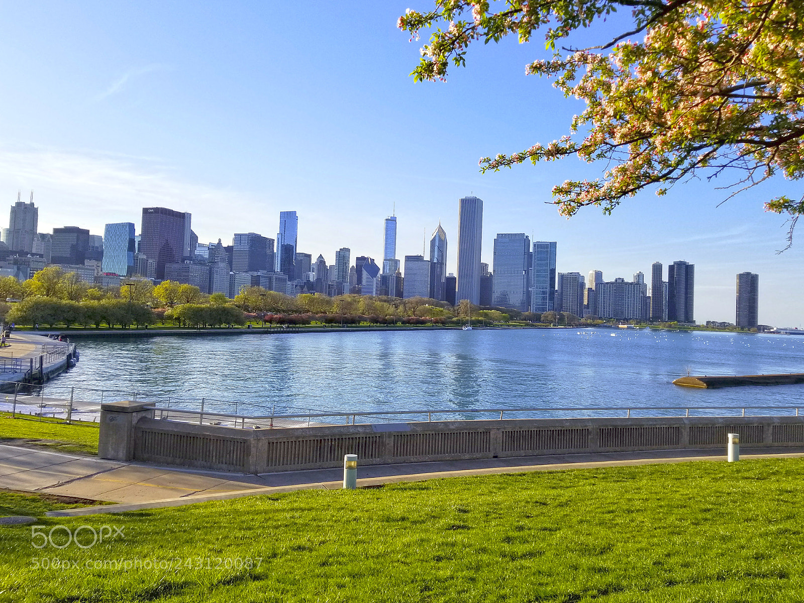 Samsung Galaxy S8 sample photo. Chicago skyline photography