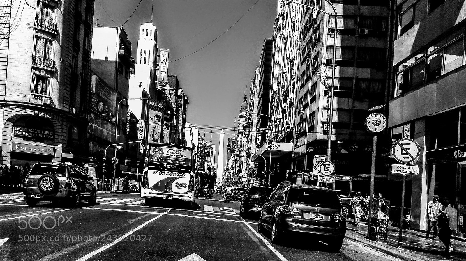HUAWEI P8 Lite sample photo. Calle corrientes photography