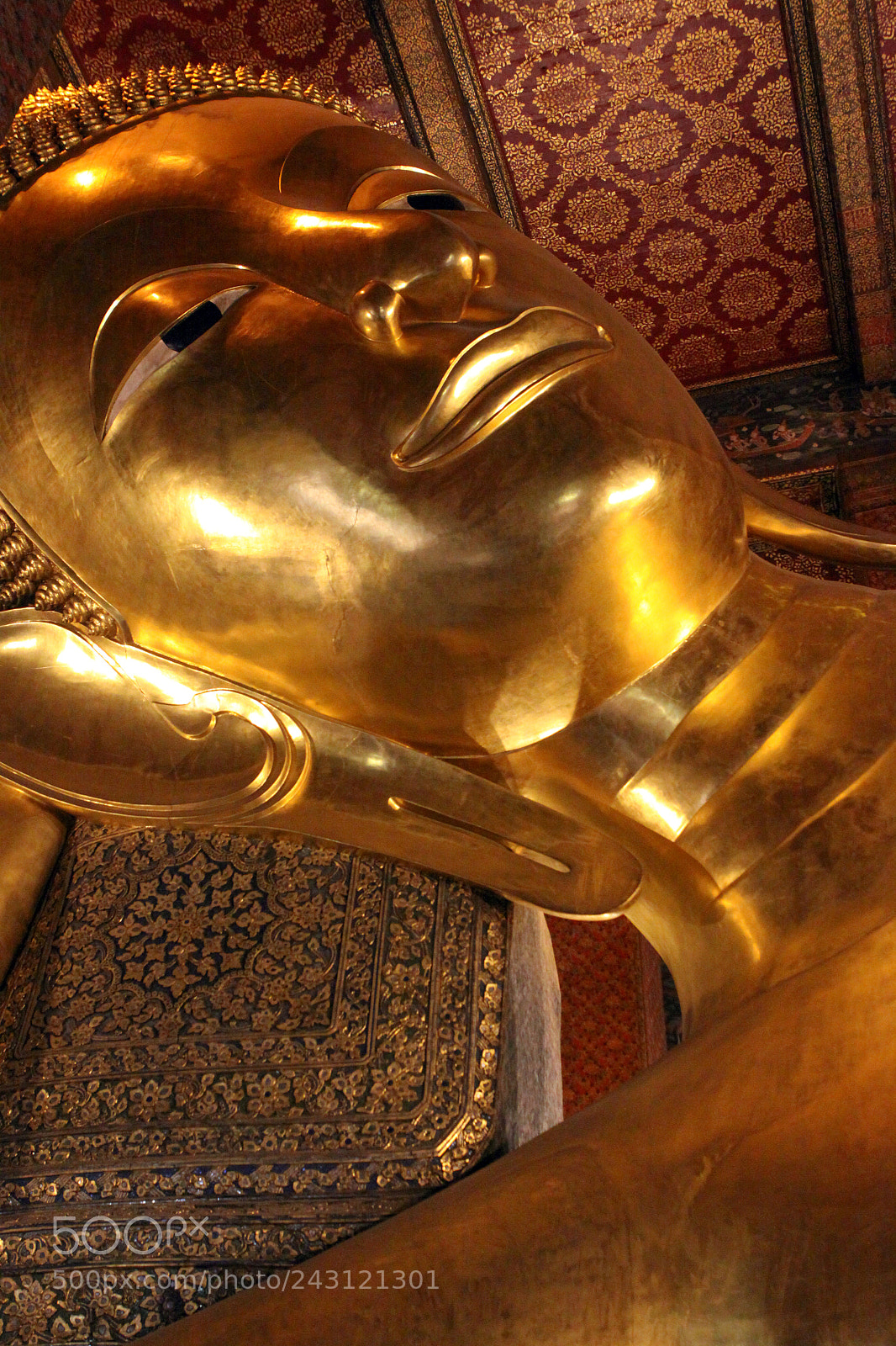 Canon EOS 50D sample photo. Reclining buddha of wat photography