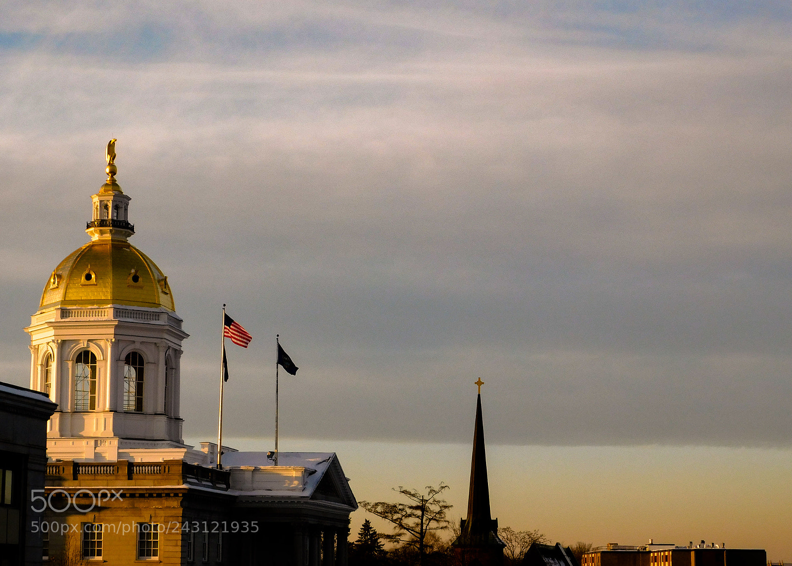Nikon Coolpix B500 sample photo. New hampshire state house photography