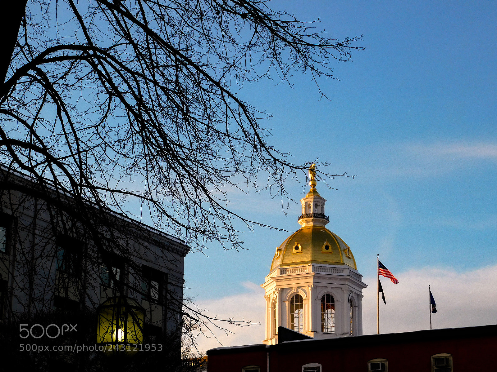 Nikon Coolpix B500 sample photo. New hampshire state house photography