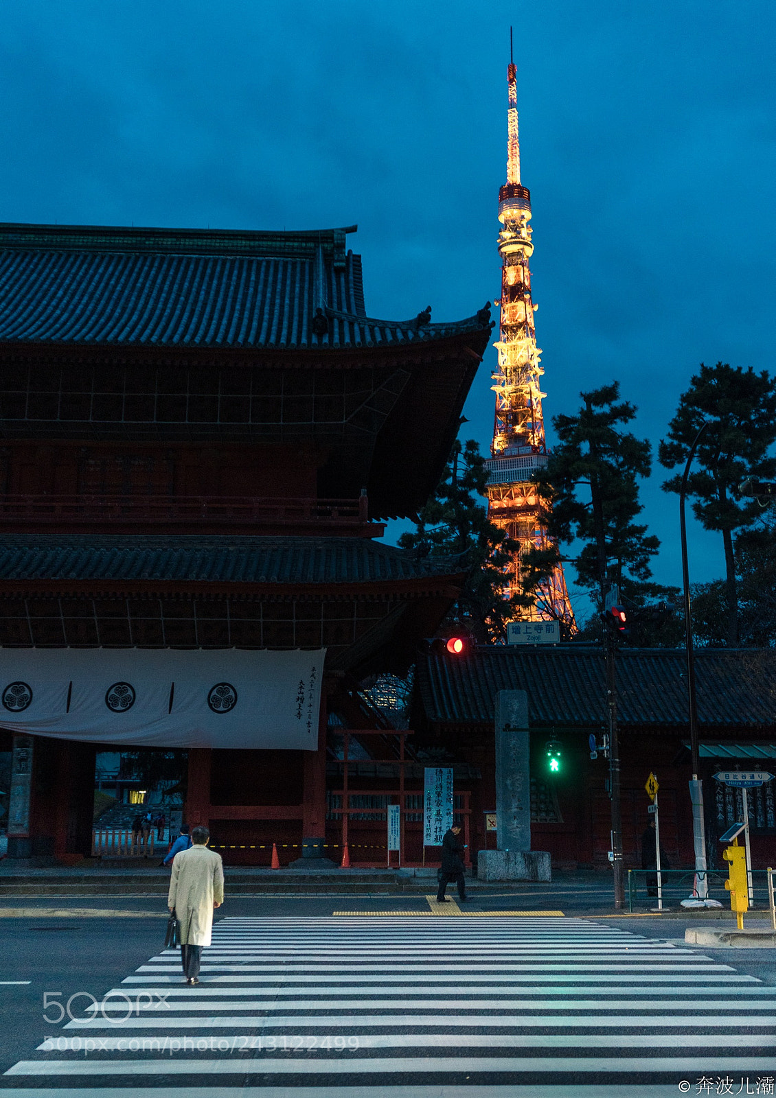 Sony a7 II sample photo. Tokyo tower and zoujyouji photography