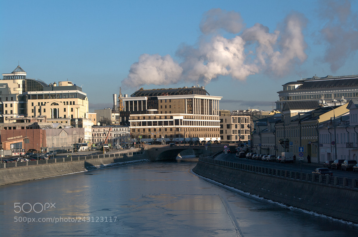 Pentax K-7 sample photo. Winter day in moscow. photography