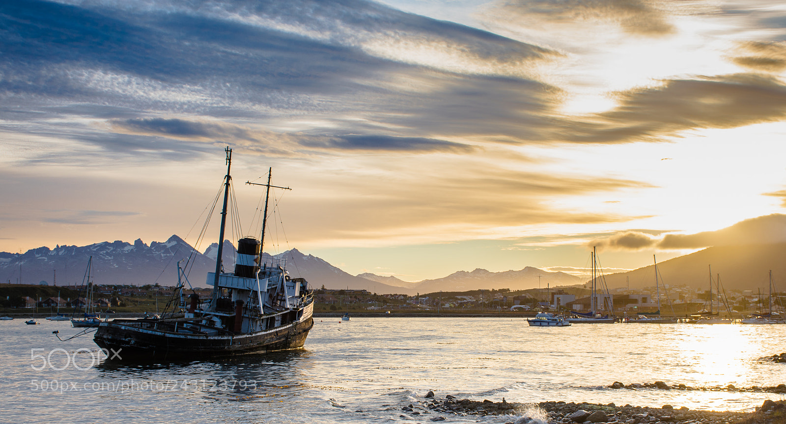 Nikon D7200 sample photo. Ushuaia sunset at 9pm photography