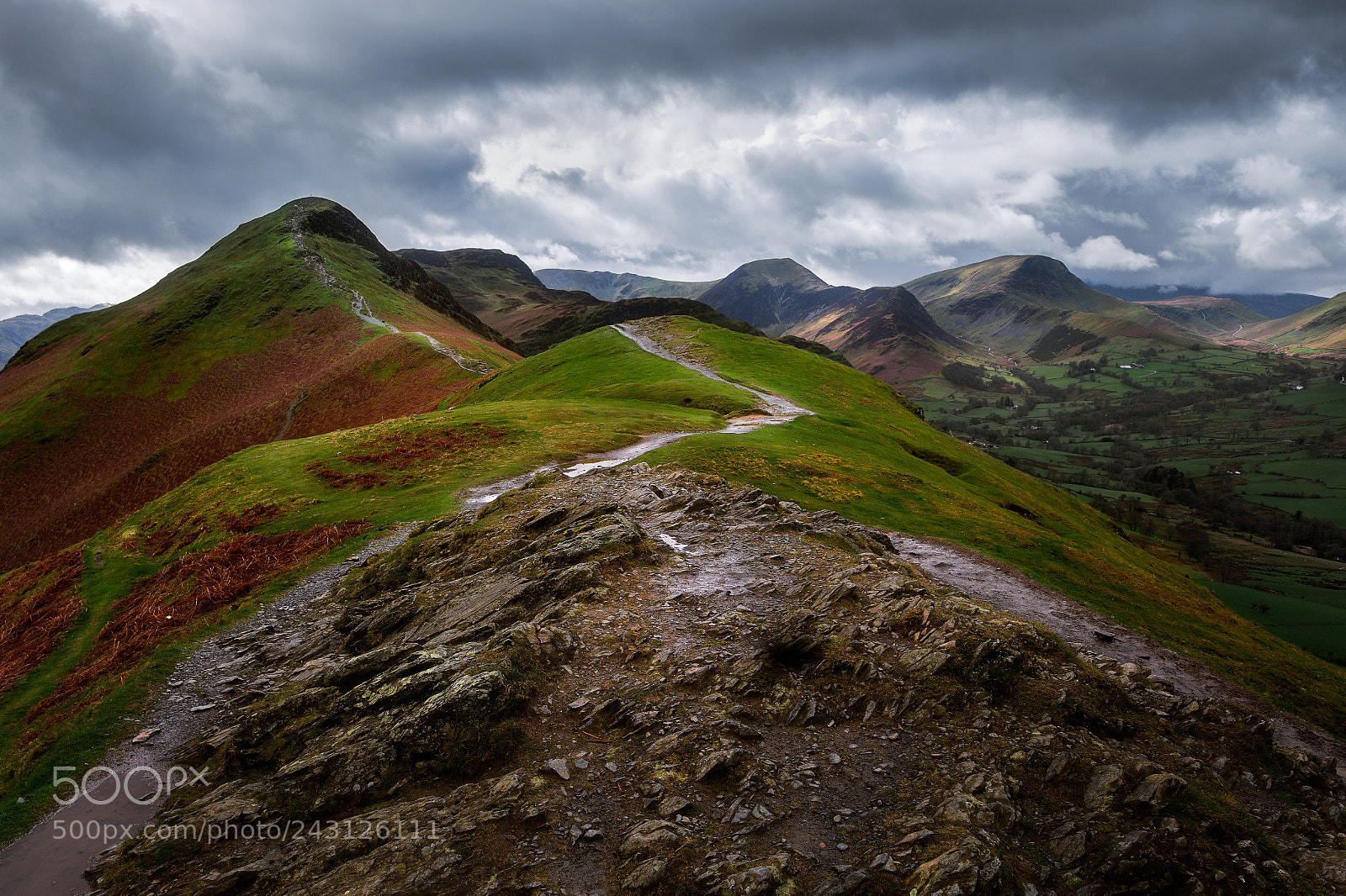 Fujifilm X-E2S sample photo. Cat bells storm photography