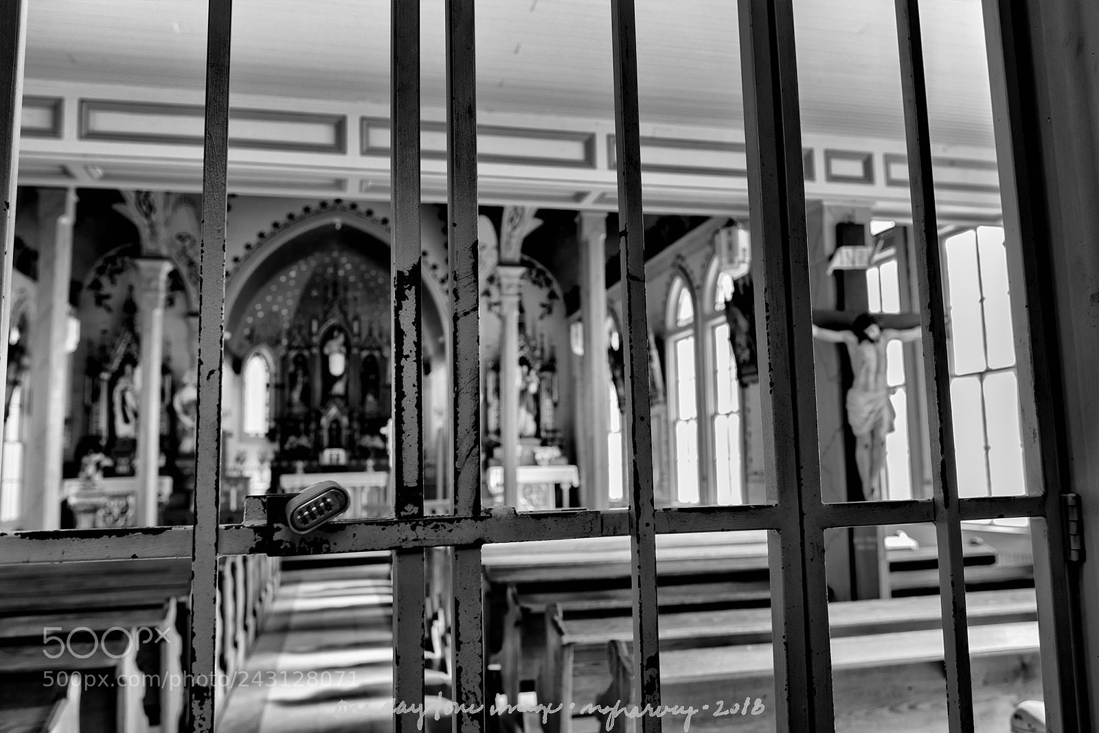 Nikon D810 sample photo. Gated entrance photography