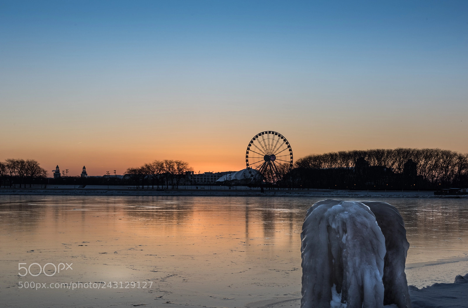 Nikon D810 sample photo. Winter sunrise at navy photography