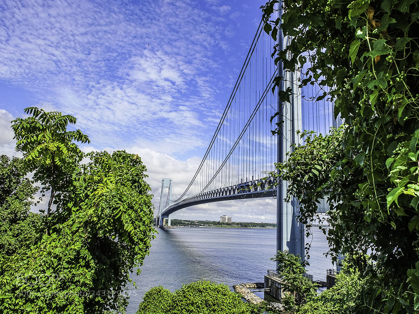 Fujifilm X10 sample photo. Verrazano-narrows bridge (fort wadsworth) photography