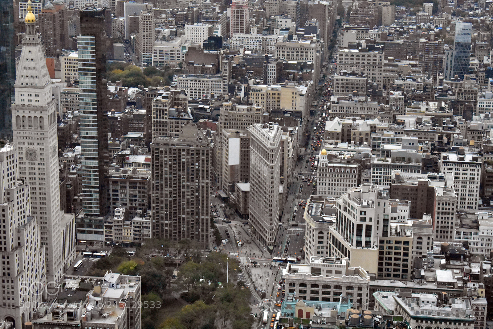 Nikon D3400 sample photo. Flat iron building photography
