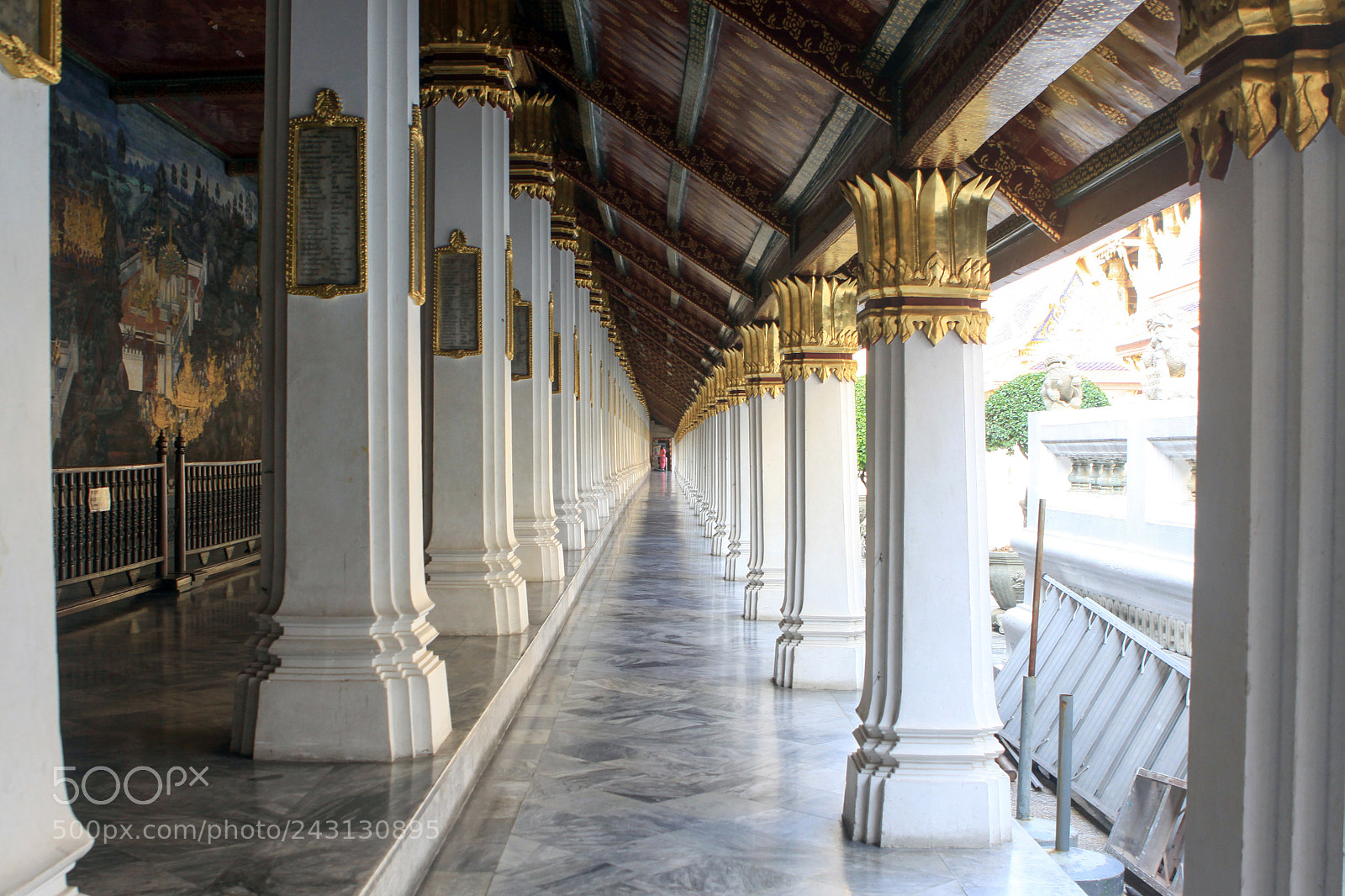 Canon EOS 50D sample photo. Ramakian murals, wat phra photography