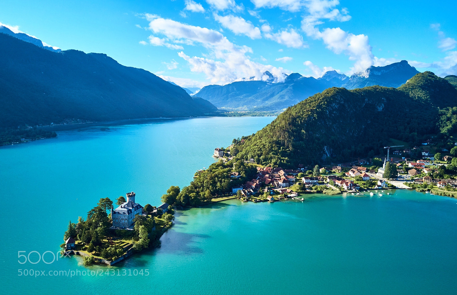 DJI FC220 sample photo. Lac d'annecy photography