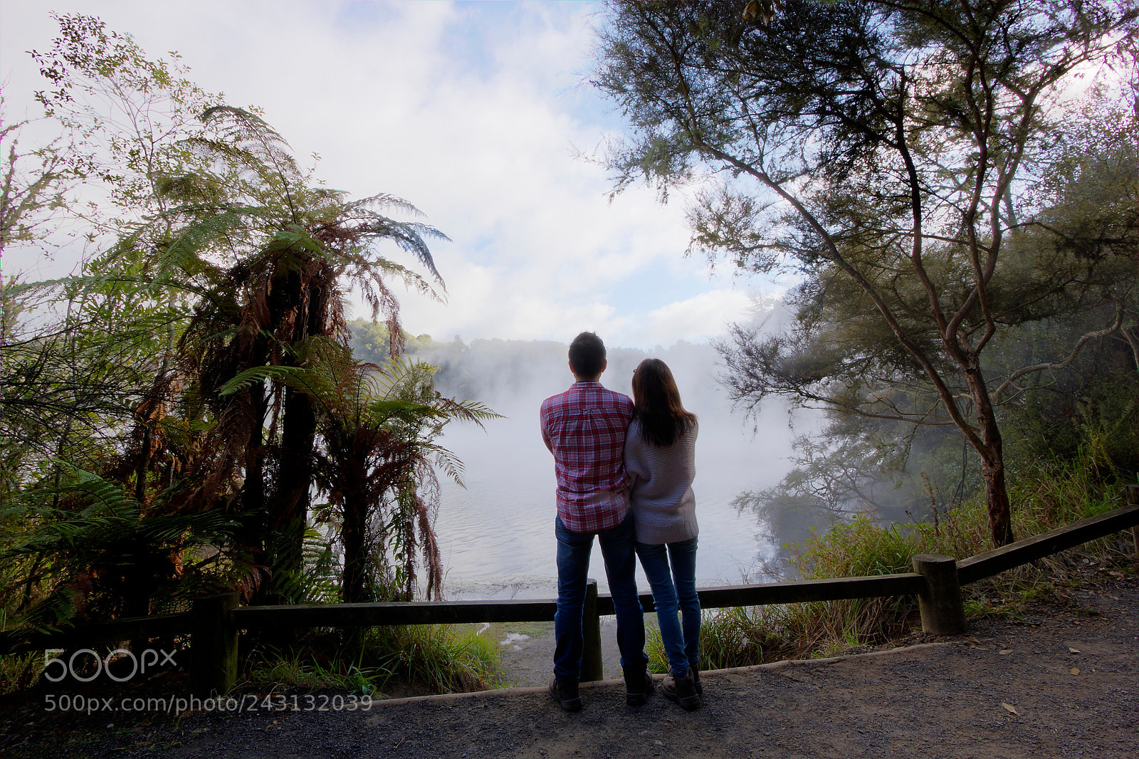 Canon EOS 60D sample photo. Overlook the volcanic lake photography