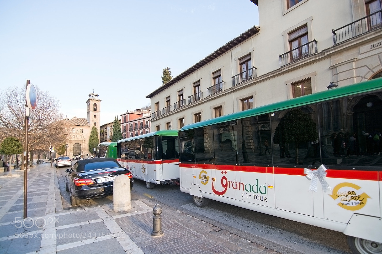 Nikon D7100 sample photo. Granada city tour bus photography