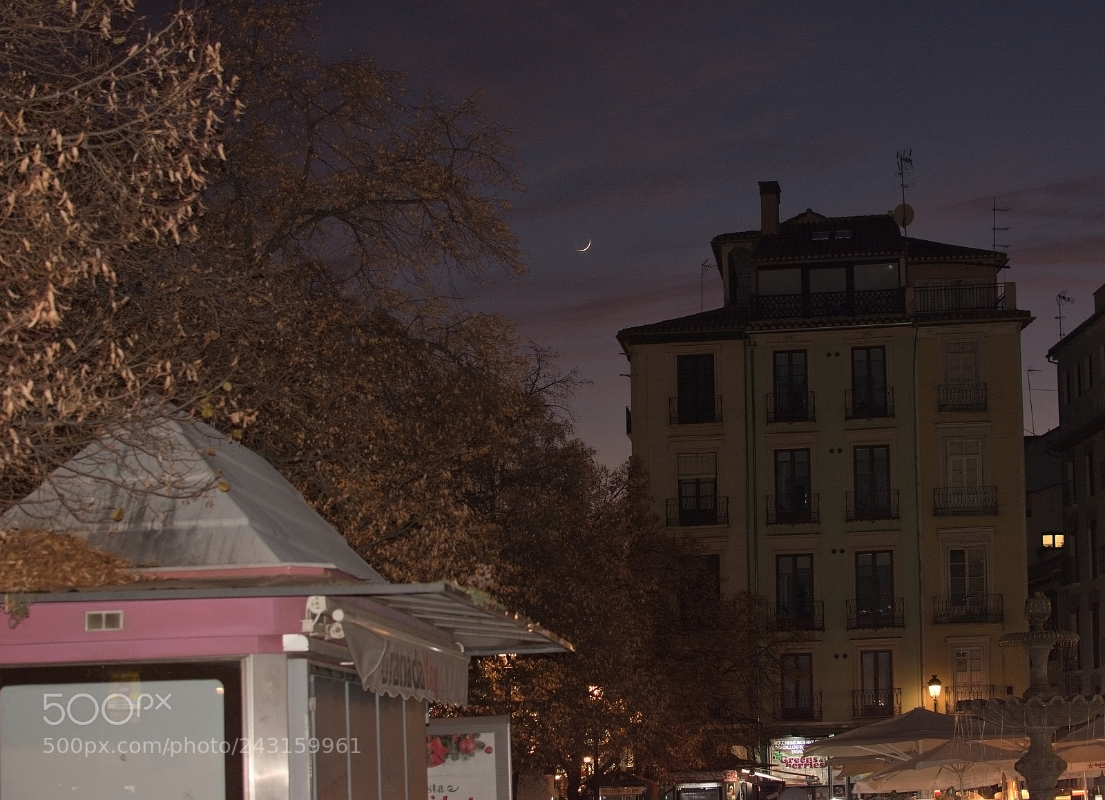Nikon D7100 sample photo. New moon in granada photography