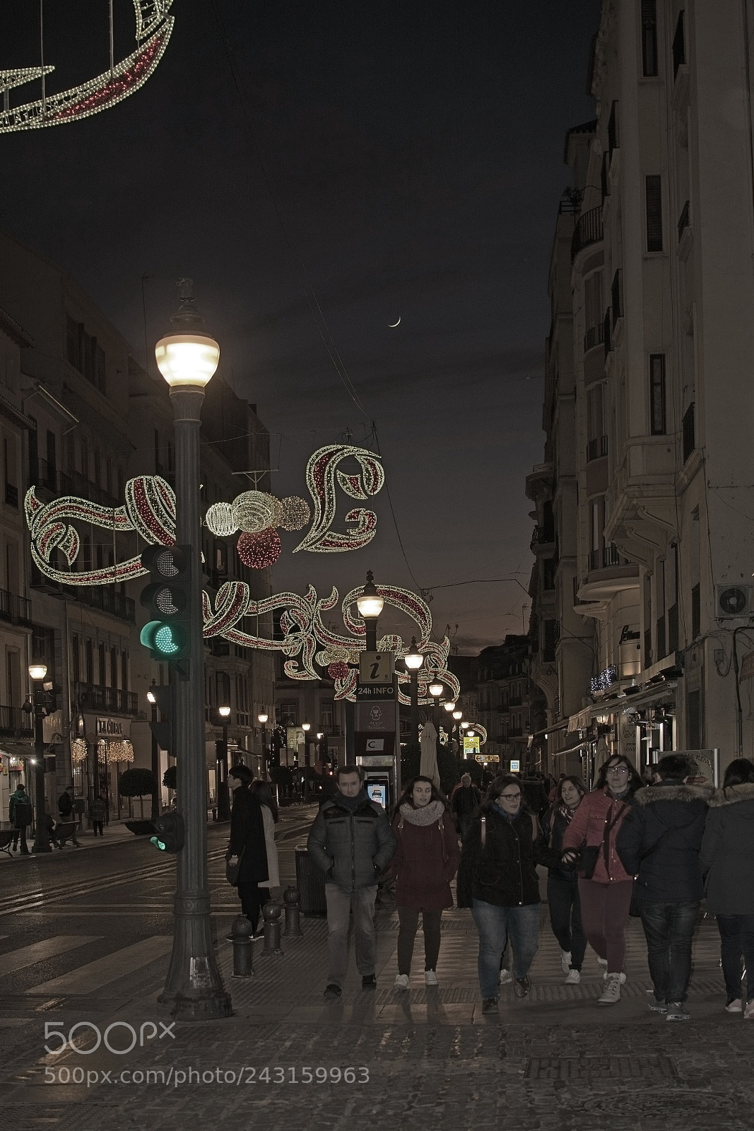 Nikon D7100 sample photo. New moon in granada photography