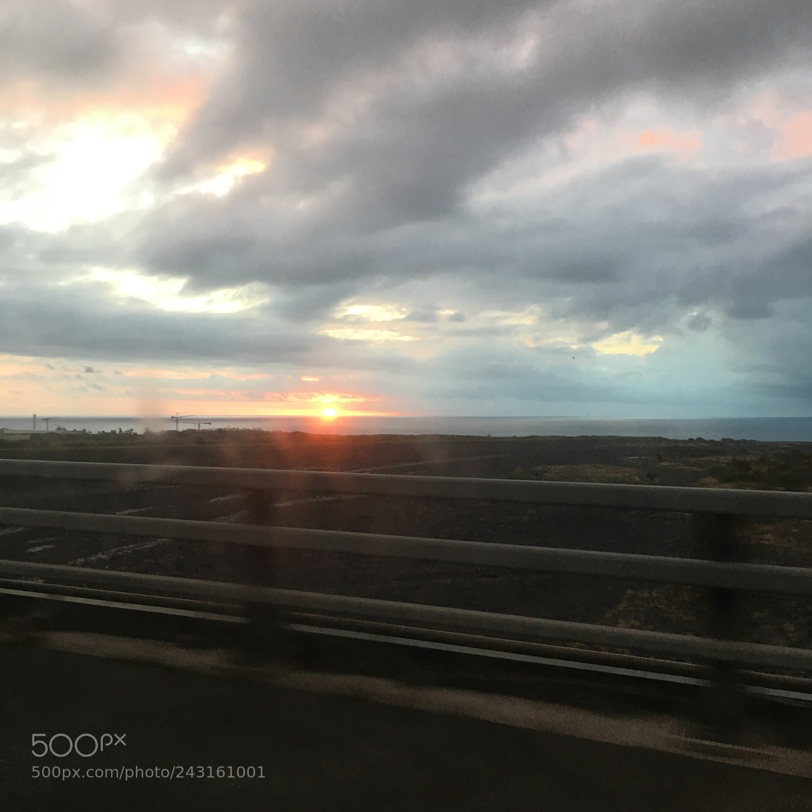 Apple iPhone 6s sample photo. Sunset from littoral road photography