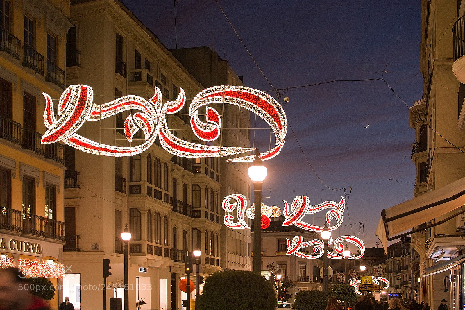 Nikon D7100 sample photo. New moon in granada photography