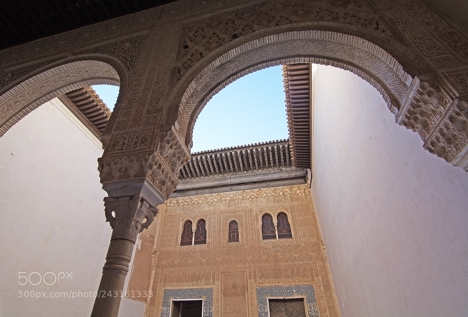 Nikon D7100 sample photo. Alhambra interior details photography