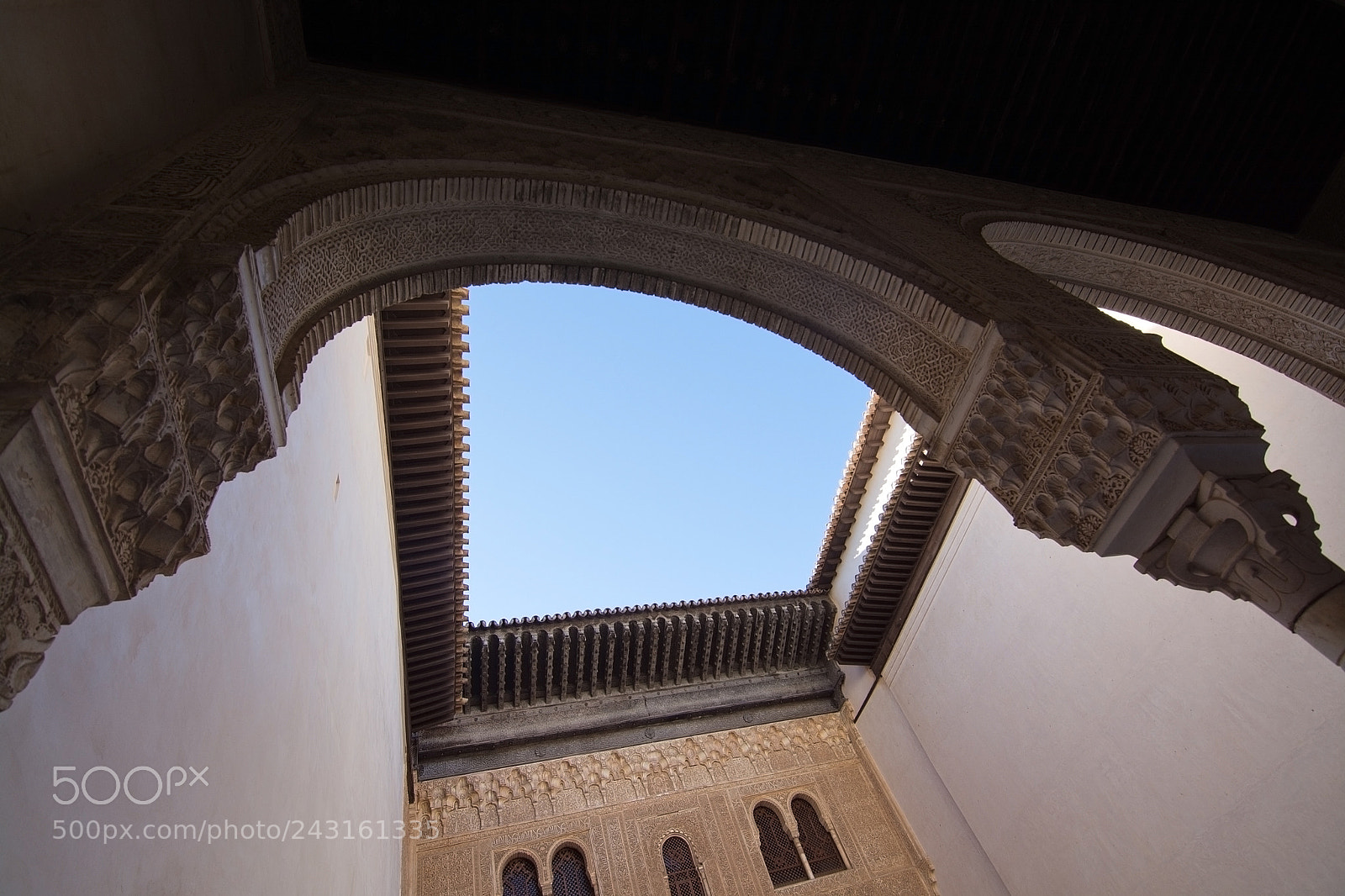 Nikon D7100 sample photo. Alhambra interior details photography