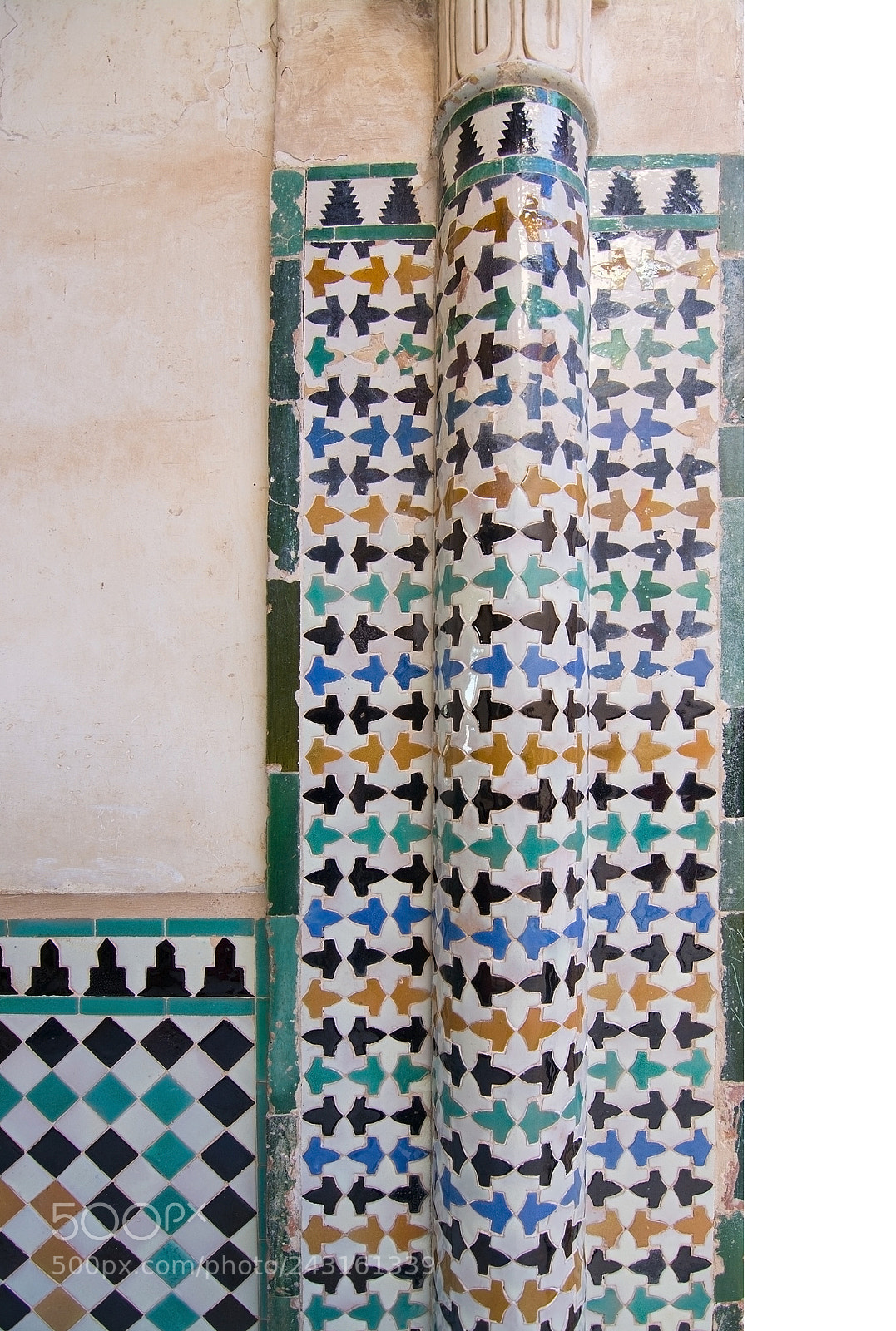 Nikon D7100 sample photo. Alhambra interior details photography