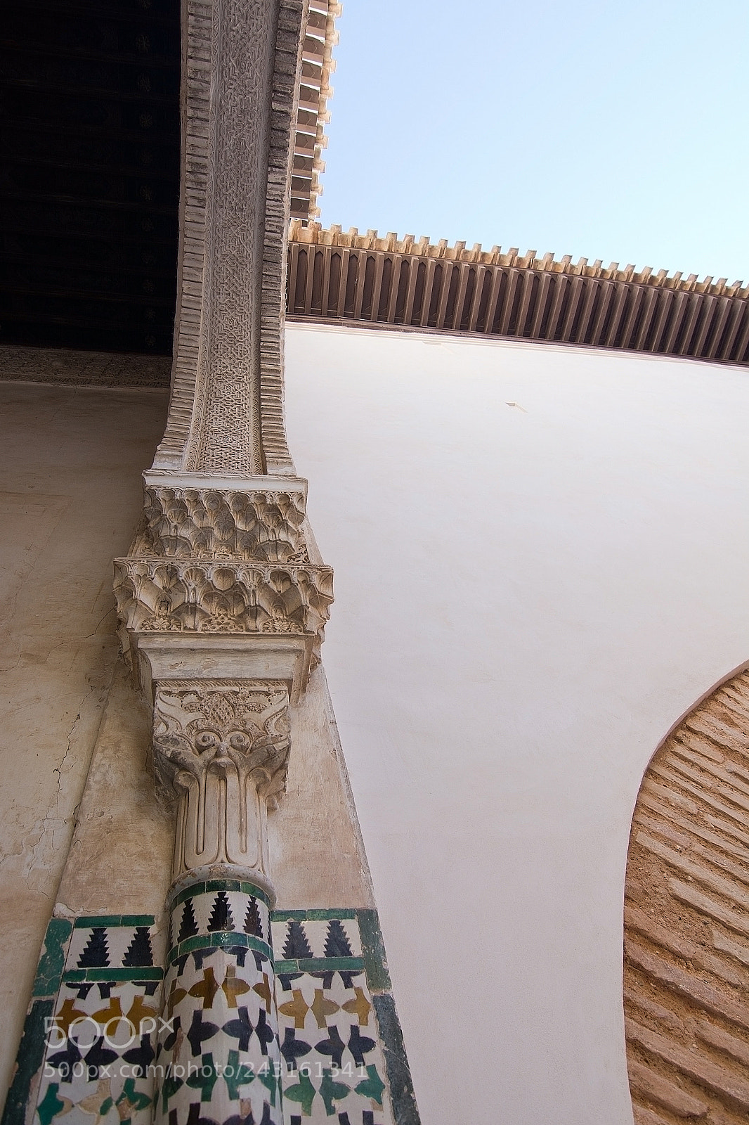 Nikon D7100 sample photo. Alhambra interior details photography