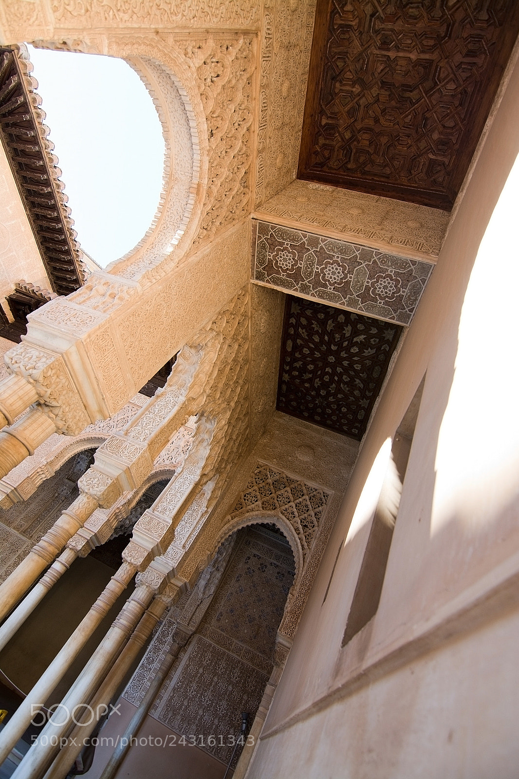 Nikon D7100 sample photo. Alhambra interior details photography