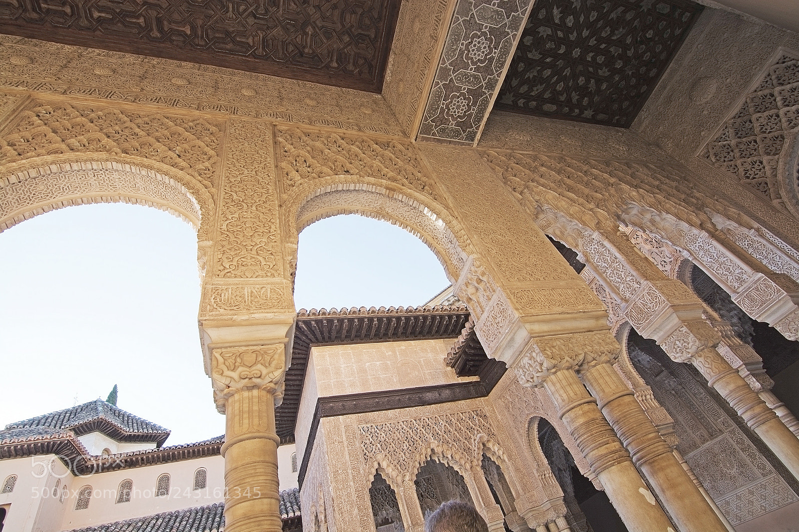 Nikon D7100 sample photo. Alhambra interior details photography