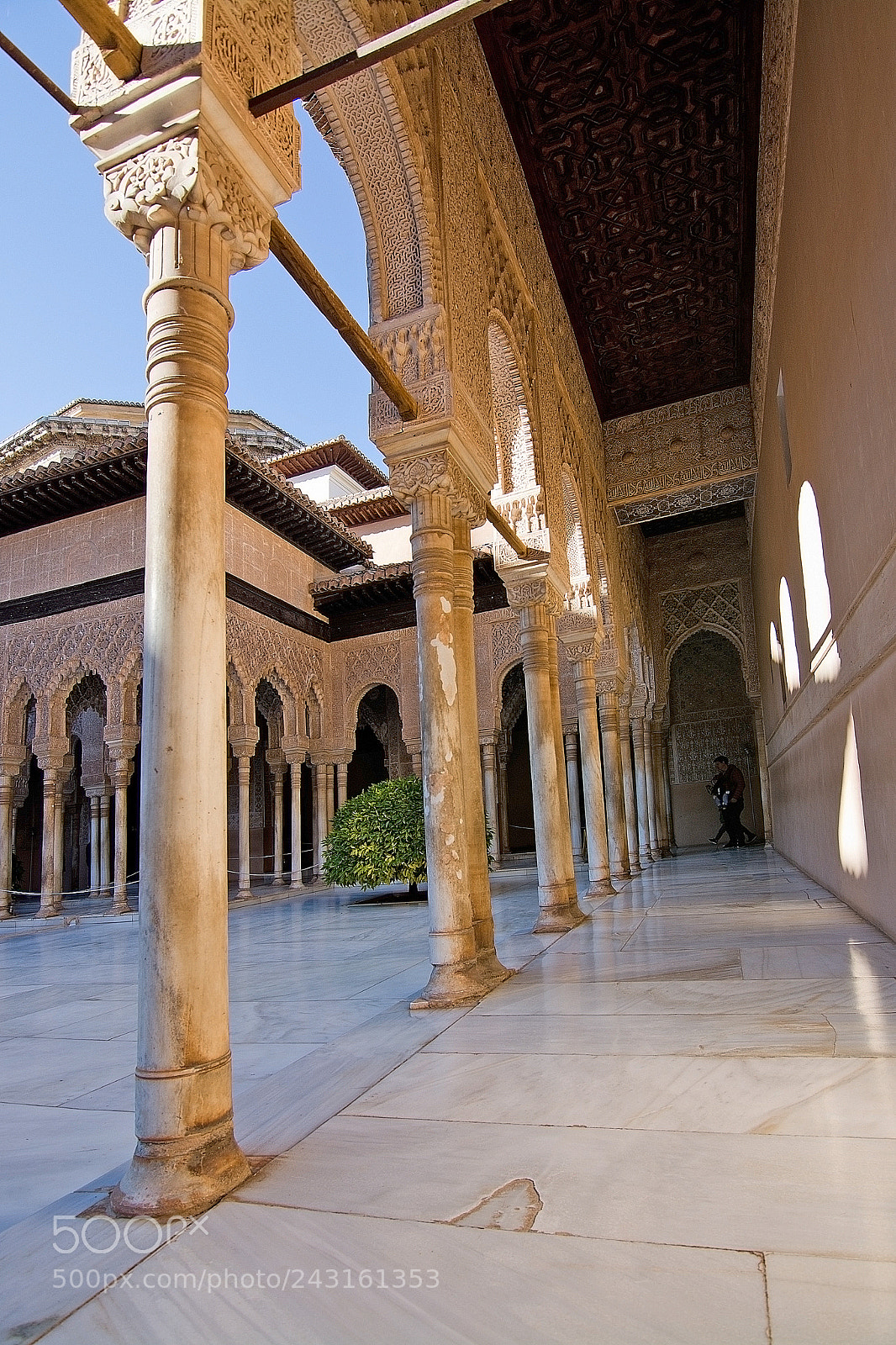 Nikon D7100 sample photo. Alhambra interior details photography