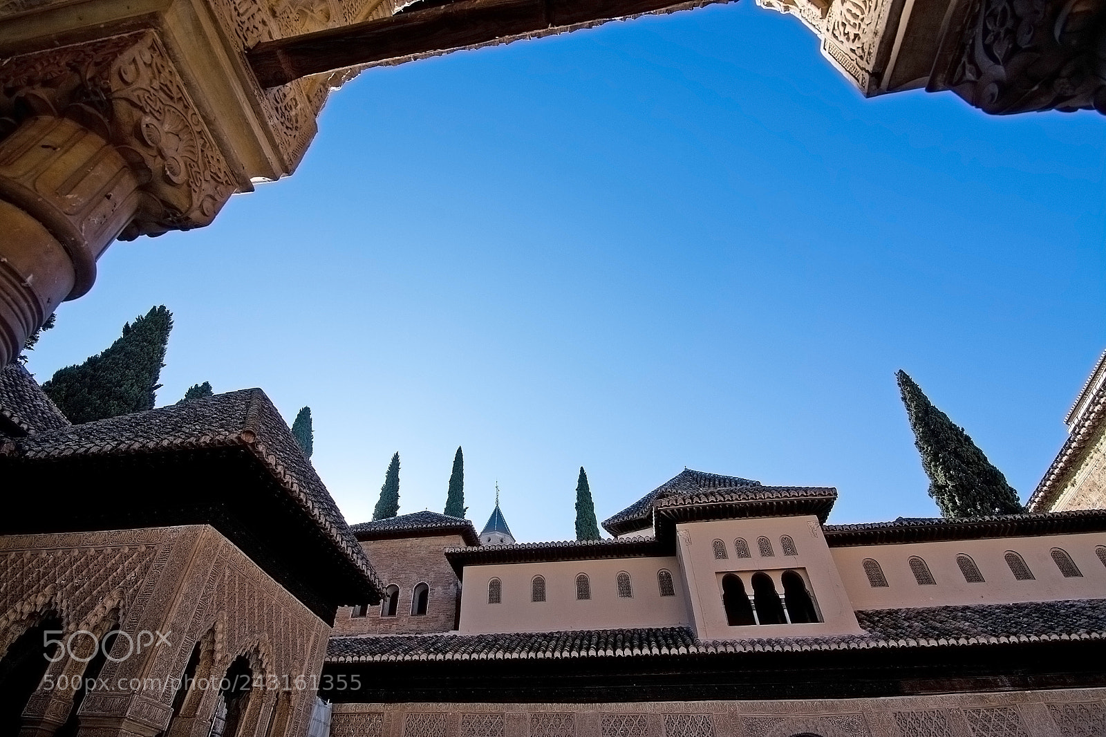 Nikon D7100 sample photo. Alhambra interior details photography