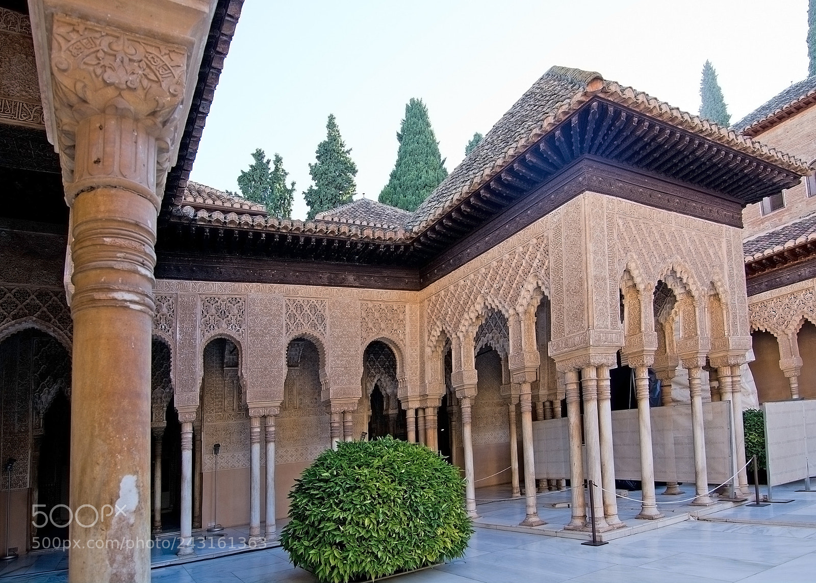 Nikon D7100 sample photo. Alhambra interior details photography