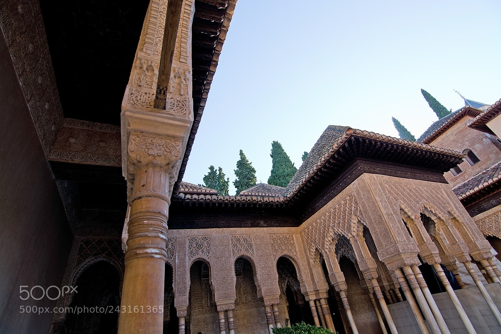 Nikon D7100 sample photo. Alhambra interior details photography