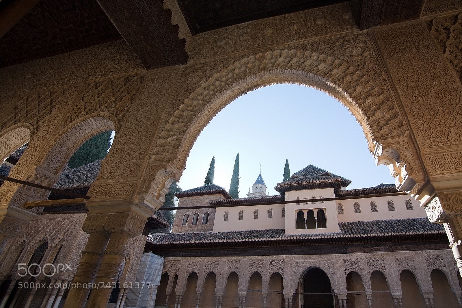 Nikon D7100 sample photo. Alhambra interior details photography