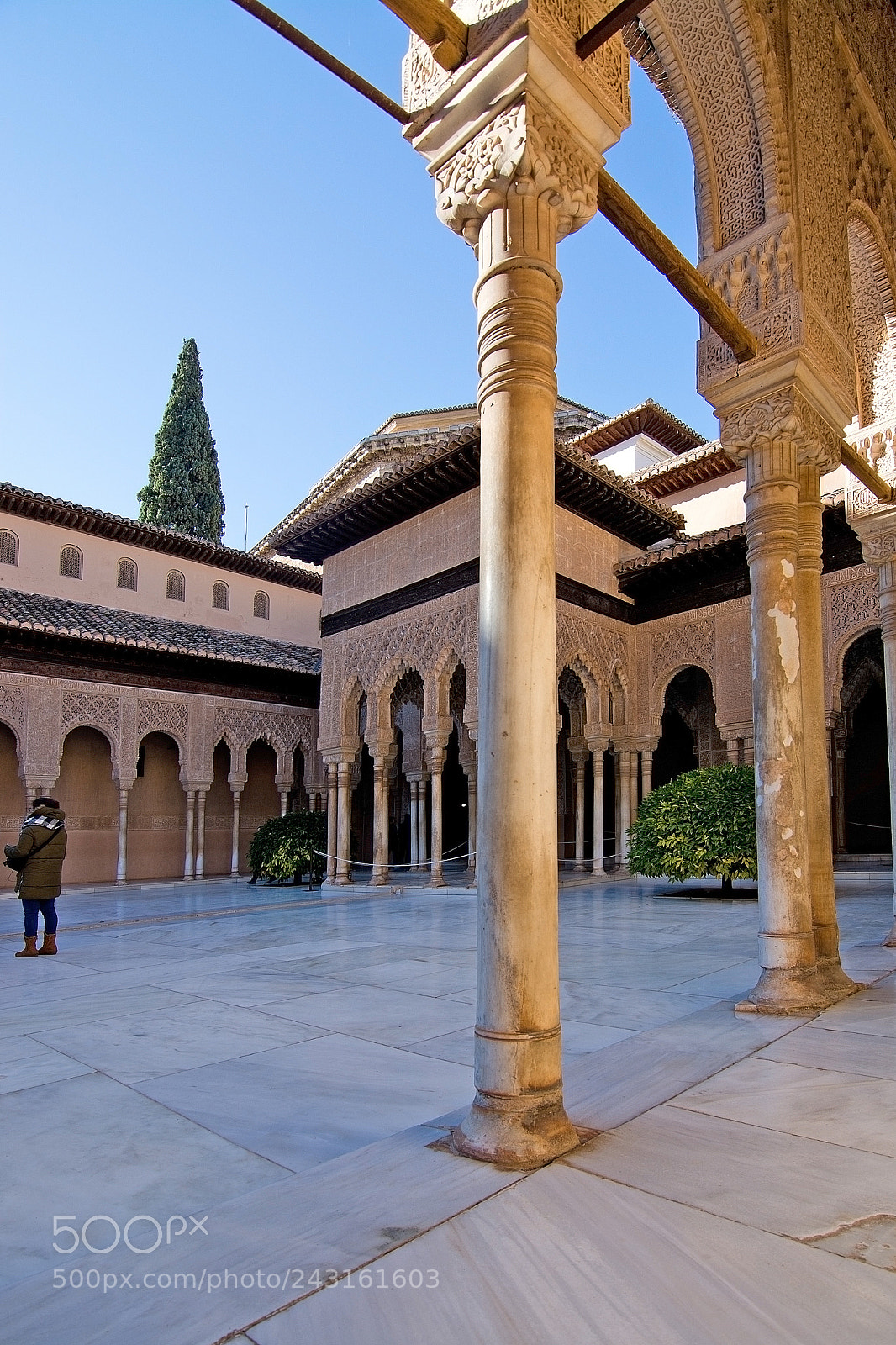 Nikon D7100 sample photo. Alhambra interior details photography