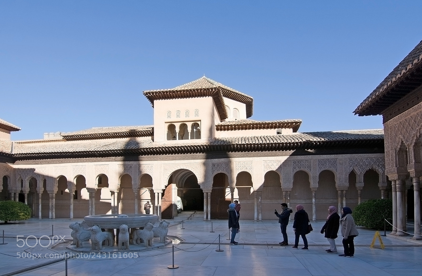 Nikon D7100 sample photo. Alhambra interior details photography